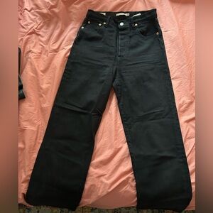 Levi's Women's High Rise Jeans - Black W26 L27